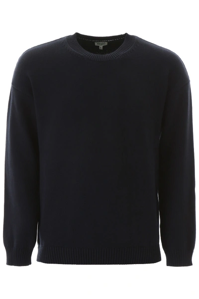 Shop Kenzo Pullover With Logo Intarsia