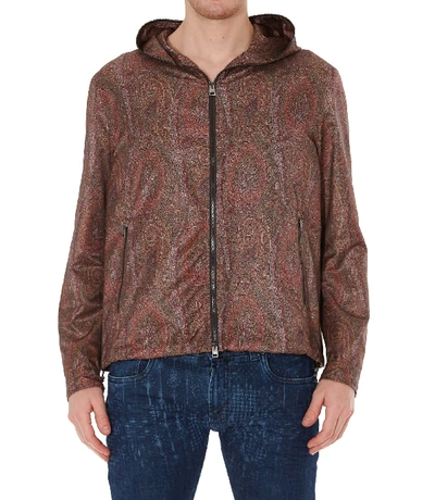 Shop Etro Paisley Print Jacket In 0300