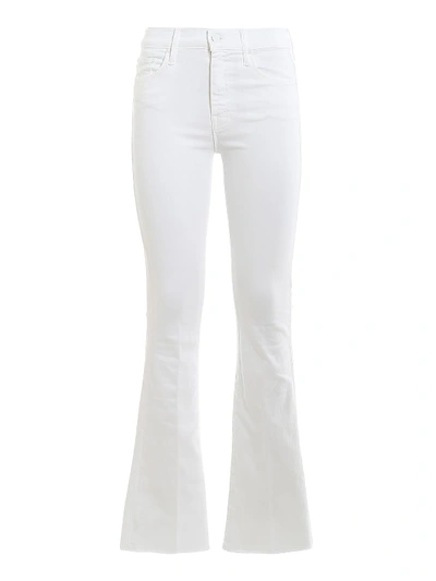 Shop Mother - Weekender Jeans In White