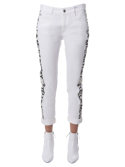 Shop Stella Mccartney Boyfriend Jeans In Bianco