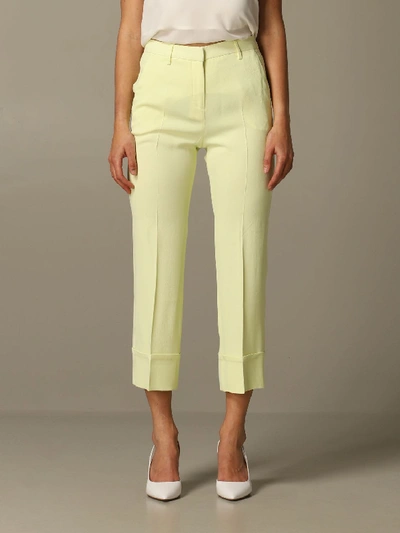 Shop L'autre Chose Lautre Chose Pants Pants Women Lautre Chose In Yellow