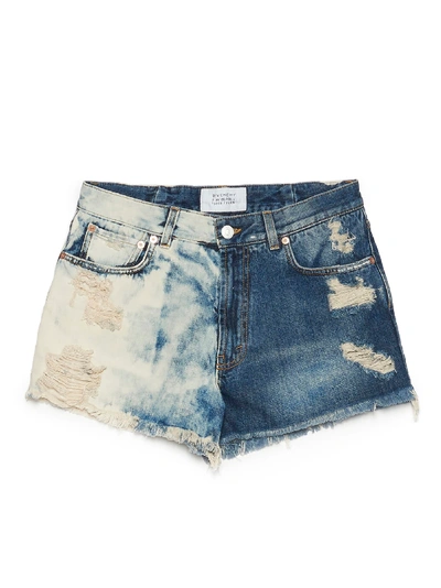 Shop Givenchy Shorts In Medium Blue