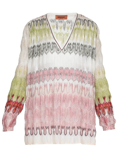 Shop Missoni Multicolor Knitted Blouse