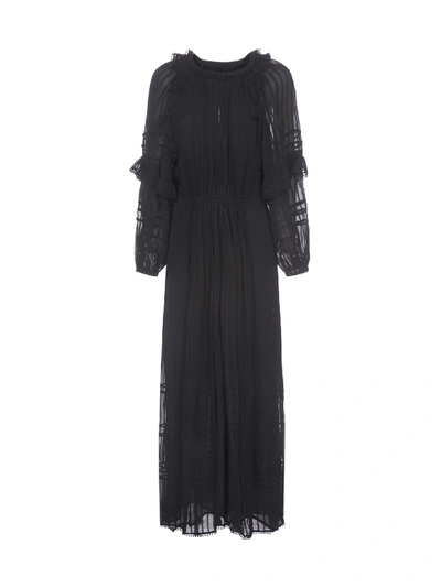Shop Isabel Marant Étoile Justine Dress In Black