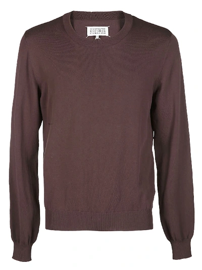 Shop Maison Margiela Brown Cotton Jumper