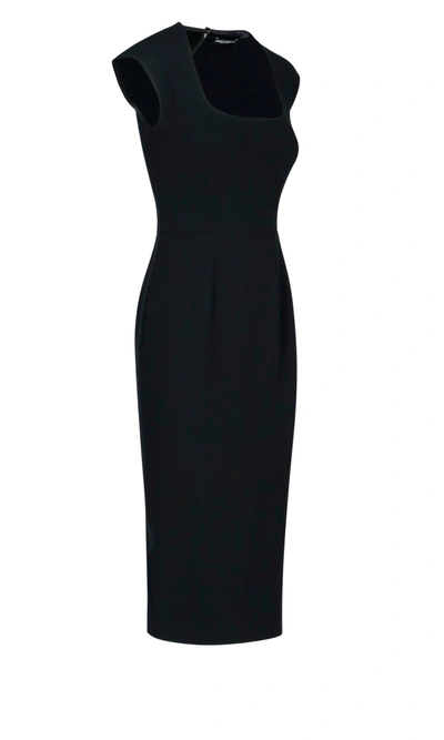 Shop Dolce & Gabbana Dress In Black