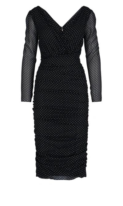 Shop Dolce & Gabbana Dress In Black