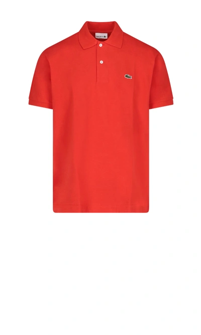 Shop Lacoste Classic Design Polo Shirt In Red