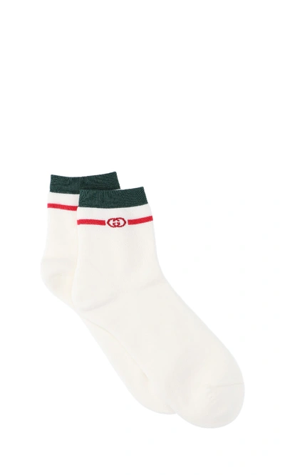 Shop Gucci Socks In White