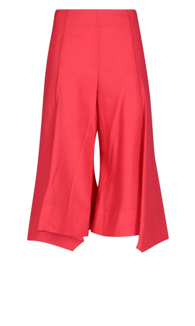 Eudon Choi High Rise Cropped Trousers