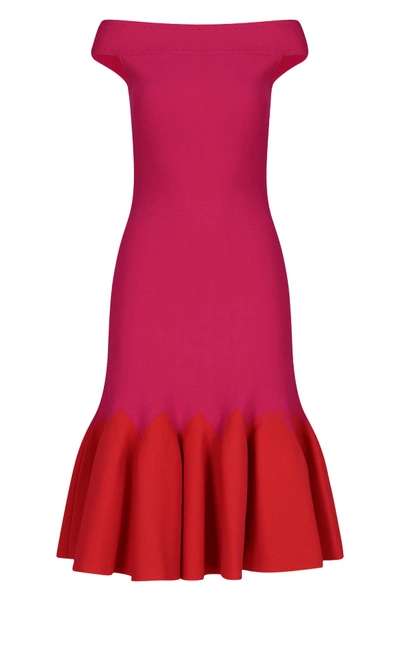 Shop Alexander Mcqueen Dress In Pink