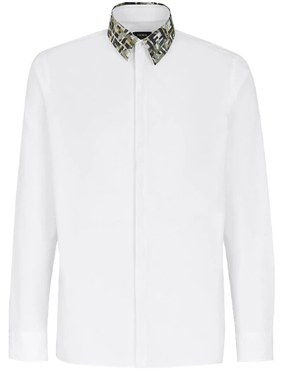 Shop Fendi Shirt In White