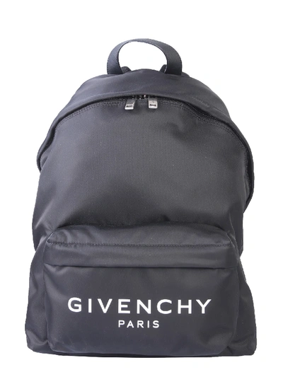 Shop Givenchy Nylon Backpack In Nero
