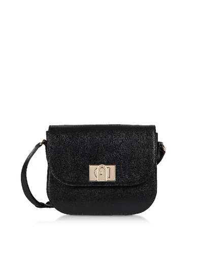 Shop Furla Genuine Leather 1927 S Shoulder Bag 23 In Black