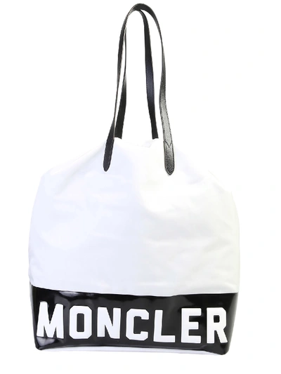 Shop Moncler Flamenne Bag In White