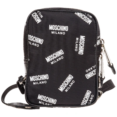 Shop Moschino Boston Crossbody Bags In Nero