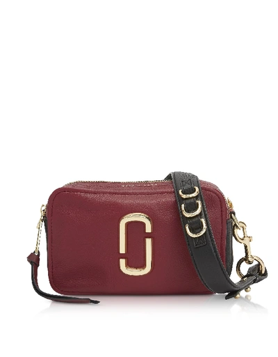 Shop Marc Jacobs The Softshot 21 Shoulder Bag In Burgundy