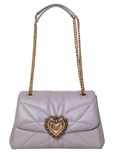 Shop Dolce & Gabbana Borsa Tracolla In Sabbia