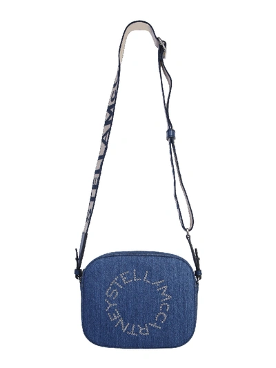 Shop Stella Mccartney Mini Camera Bag In Orion Blue