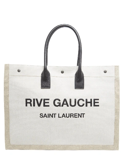 Shop Saint Laurent Bag In Natural