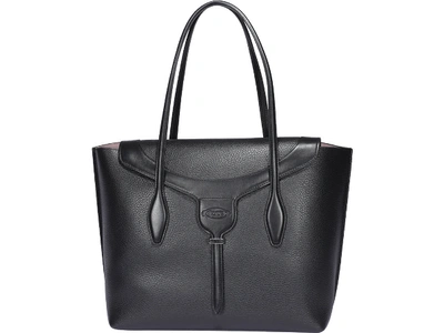 Shop Tod's Tote In Black