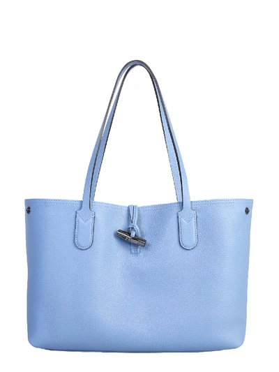 Shop Longchamp Shoulder Bag In Blue