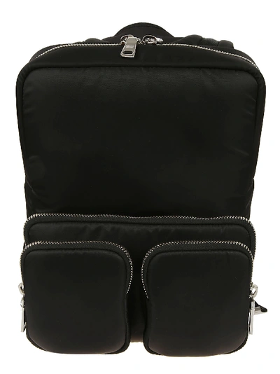 Shop Prada Multi-pocket Backpack In Nero