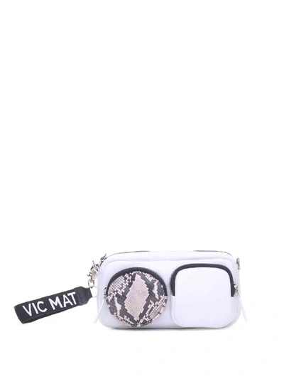 Shop Vic Matie Kaila Mini Bag In Bianco