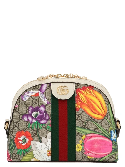 Shop Gucci Ophidia Mini Bag In Multicolor