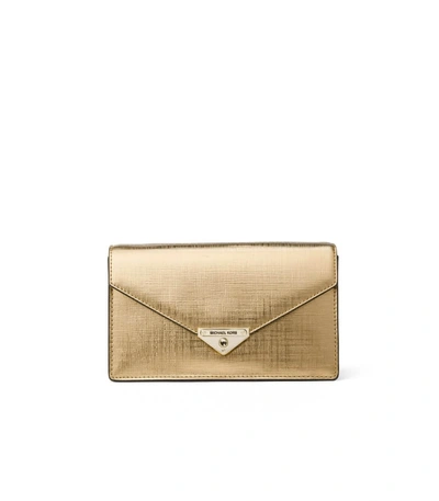 Shop Michael Michael Kors Pale Gold Grace Crossbody Bag