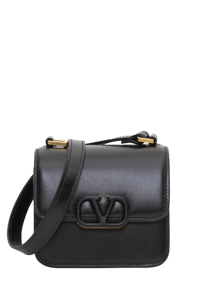 Valentino Garavani Vsling Micro Crossbody Bag In Black