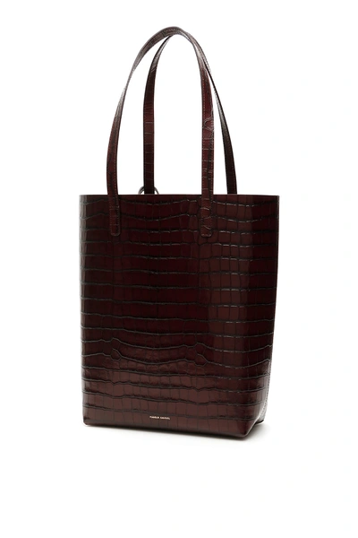 Shop Mansur Gavriel Everyday Tote Bag In Classic (brown)