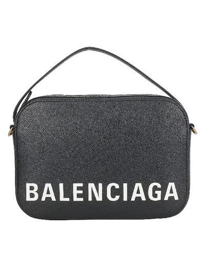 Shop Balenciaga Camera Bag In Black L White