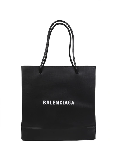 Shop Balenciaga Black Shopping Tote S