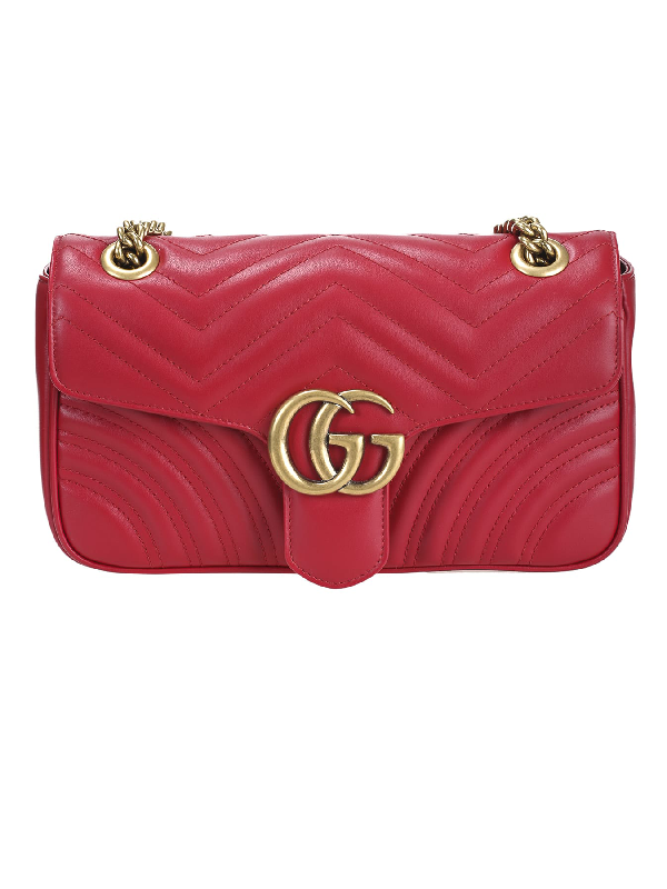 gg small marmont 2.0 matelassé leather top handle satchel