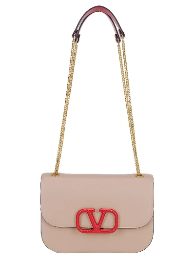 Shop Valentino Small Shoulder Bag In Rosa