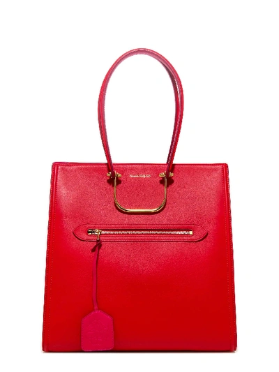 Shop Alexander Mcqueen Handbag In Rosso