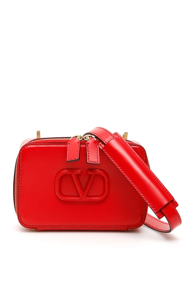Shop Valentino Vsling Camera Bag In Rosso