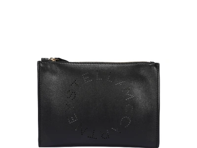 Shop Stella Mccartney Stella Logo Pochette In Nero