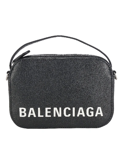 Shop Balenciaga Ville Cam Bag In Nero