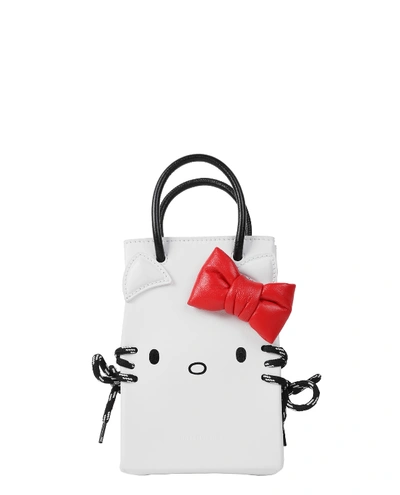 Shop Balenciaga White Kitty Phone Older Bag