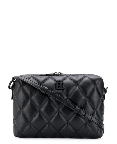Shop Balenciaga Black B Camera Bag