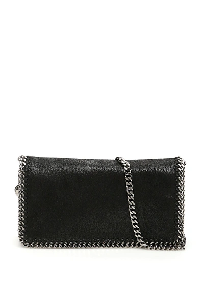 Shop Stella Mccartney Falabella Clutch In Black