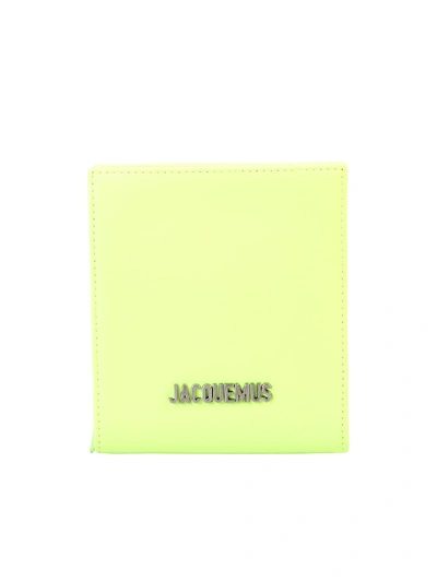 Shop Jacquemus Branded Bag In Yellow