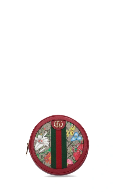 Shop Gucci Ophidia Gg Flora Mini Backpack In Multicolor