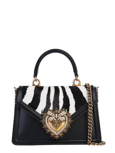 Shop Dolce & Gabbana Shoulder Bag In Leo+zebra