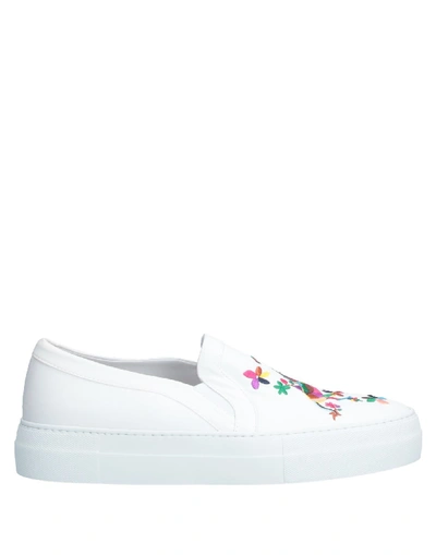 Shop Joshua Sanders Sneakers In White