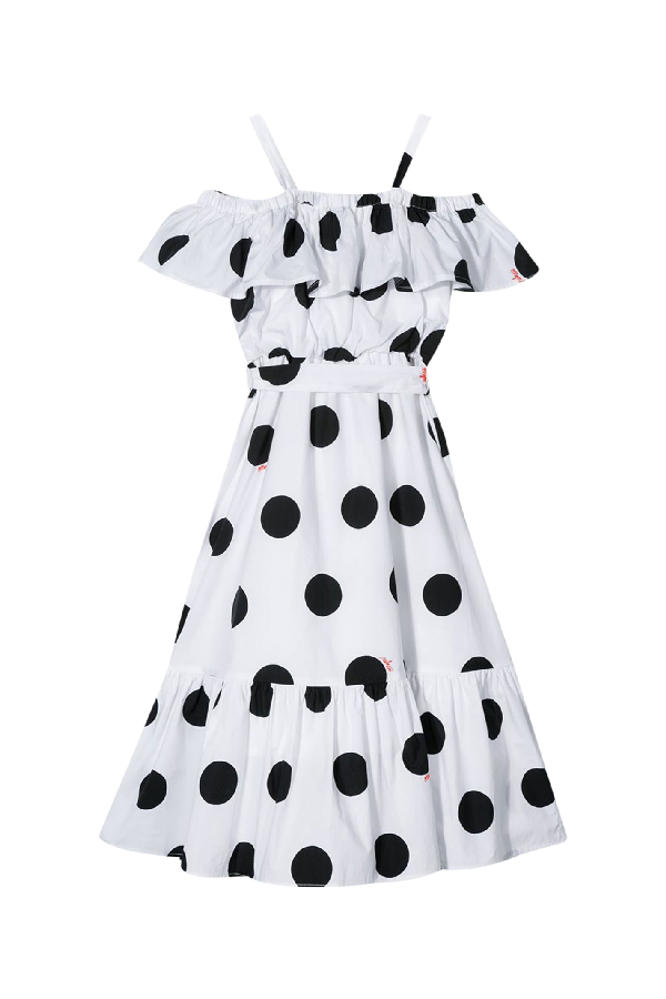 msgm polka dot dress