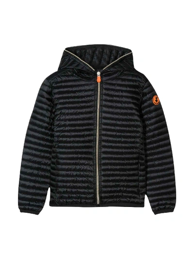 Shop Save The Duck Black Padded Jacket In Nero