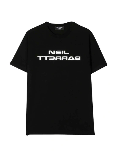 Shop Neil Barrett Kids T-shirt In Black